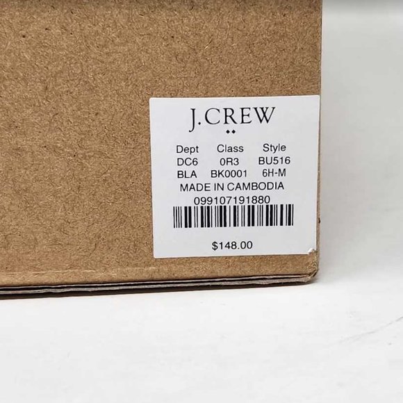 New women's 6.5 J Crew Factory velvet Mary Jane pumps in Black - Picture 4 of 11